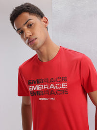 HRX by Hrithik Roshan Men Typography Printed T-shirt