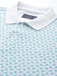 Park Avenue Printed Polo Collar Slim Fit T-Shirt
