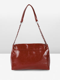 DressBerry Textured Structured Shoulder Bag