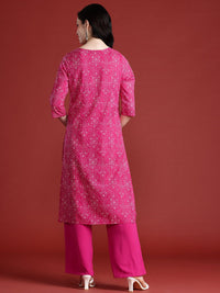 Anouk Women Bandhani Printed Pure Cotton Kurta