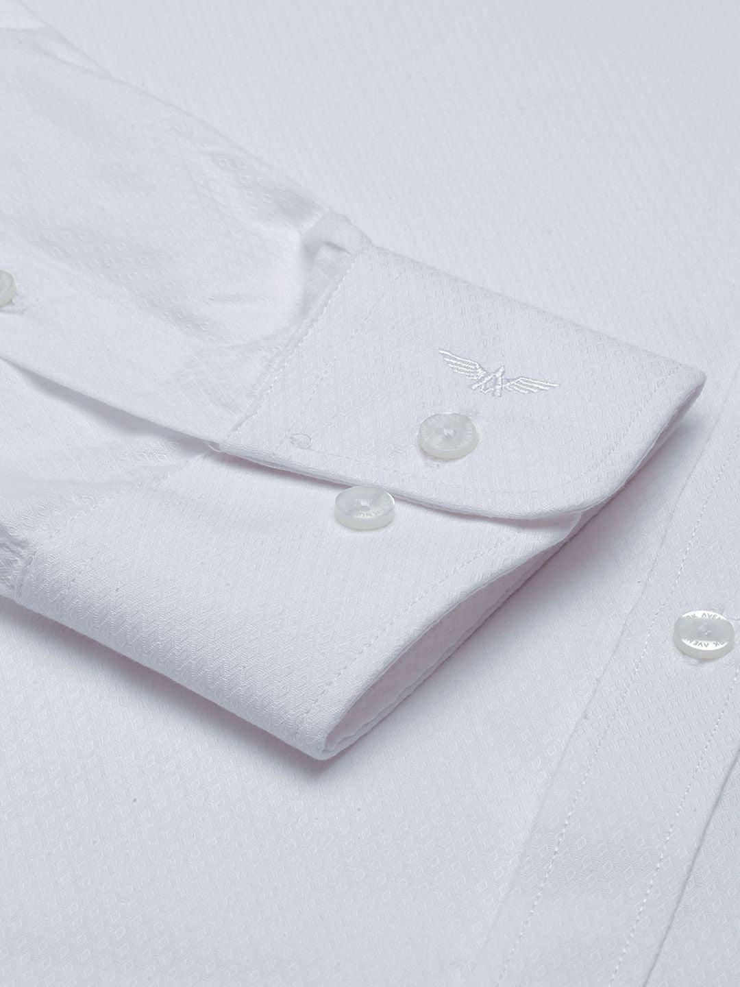 Park Avenue Slim Fit Textured Pure Cotton Formal Shirt