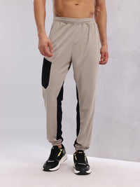 HRX by Hrithik Roshan Men Colourblocked Mid-Rise Rapid-Dry Regular Fit Running Joggers
