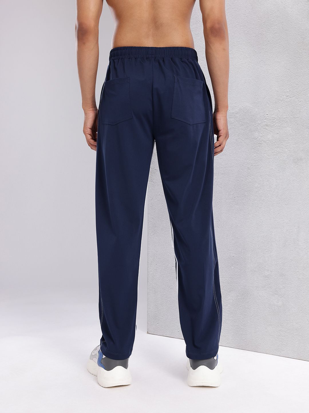 HRX by Hrithik Roshan Men Striped Detail Training Track Pants