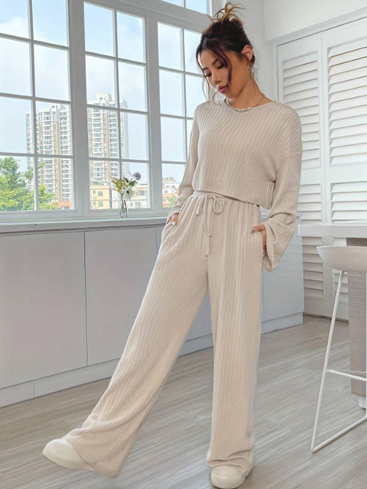 DressBerry Women Round Neck Long Sleeves Top
