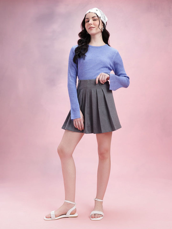 DressBerry Pure Acrylic Ribbed Pullover
