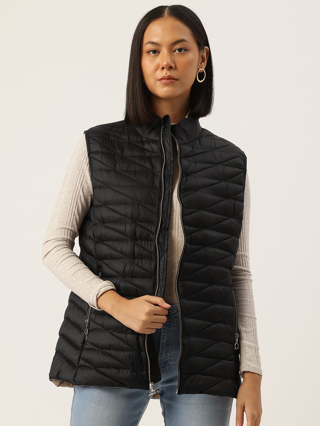 Monte Carlo Longline Padded Gilet Jacket