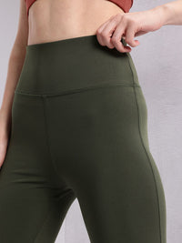 HRX by Hrithik Roshan Women Tie-Up Hem Rapid-Dry Yoga Tights