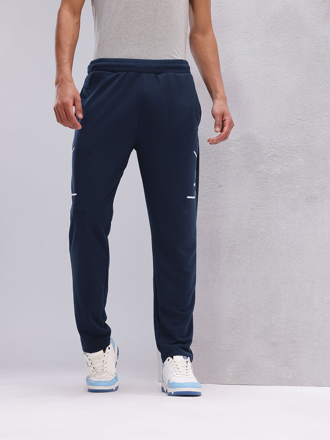 HRX by Hrithik Roshan Men Brand Logo Detail Regular Fit Lifestyle Track Pants