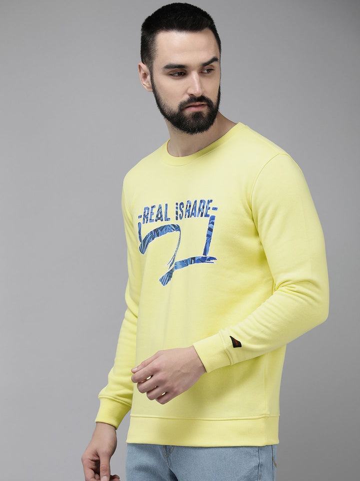 SPYKAR Typography Printed Pullover Sweatshirt