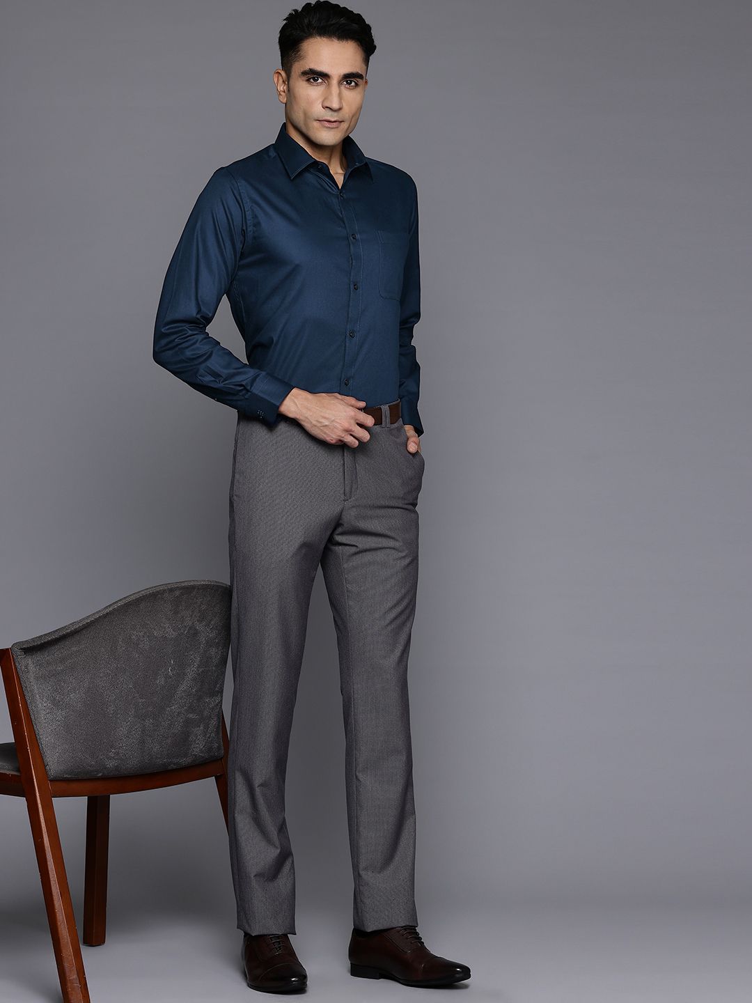 Raymond Pure Cotton Slim Fit Formal Shirt