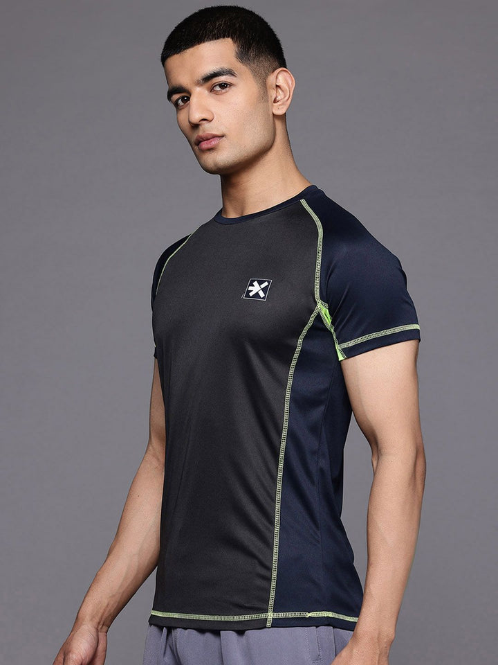 HRX by Hrithik Roshan Colourblocked Lifestyle T-shirt