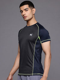 HRX by Hrithik Roshan Colourblocked Lifestyle T-shirt