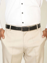 Teakwood Leathers Men Leather Reversible Formal Belt