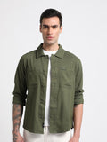 THE BEAR HOUSE 
Men Checked Regular Fit Poly Lycra Shacket