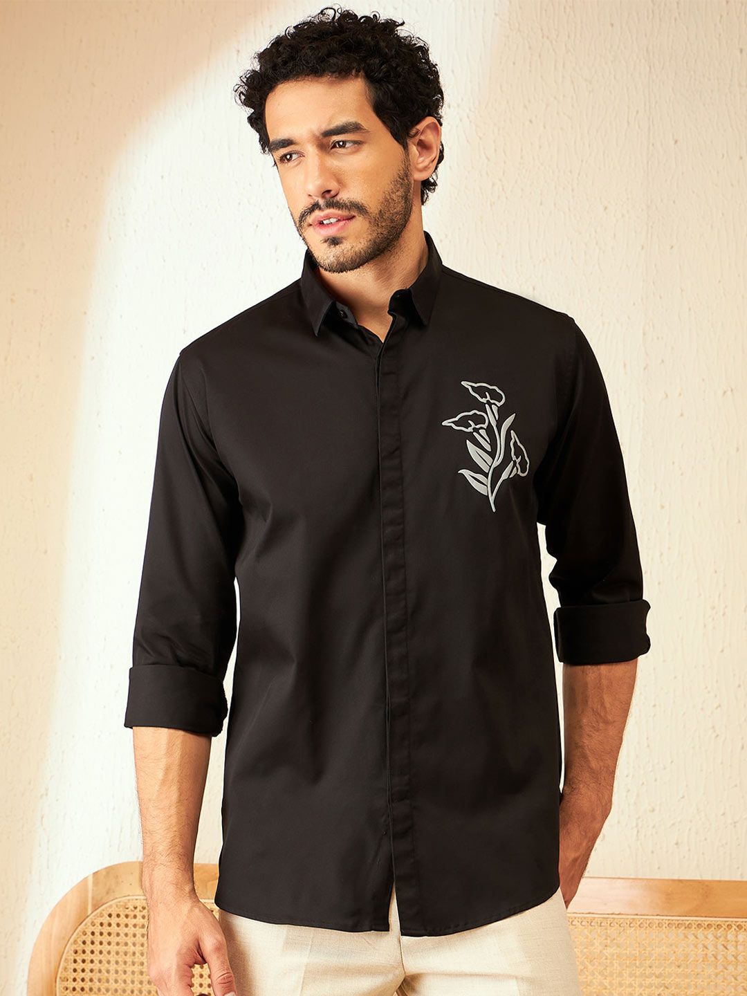 DENNISON Smart Floral Printed Casual Shirt