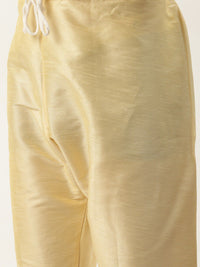SOJANYA Mandarin Collar Regular Kurta With Churidar & Nehru Jacket