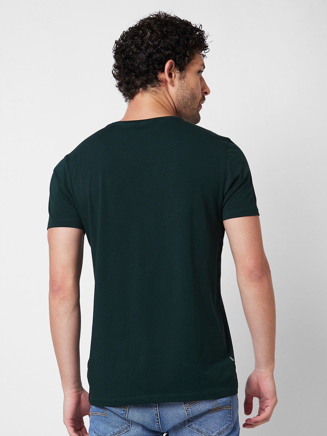 SPYKAR V-Neck Slim Fit T-shirt
