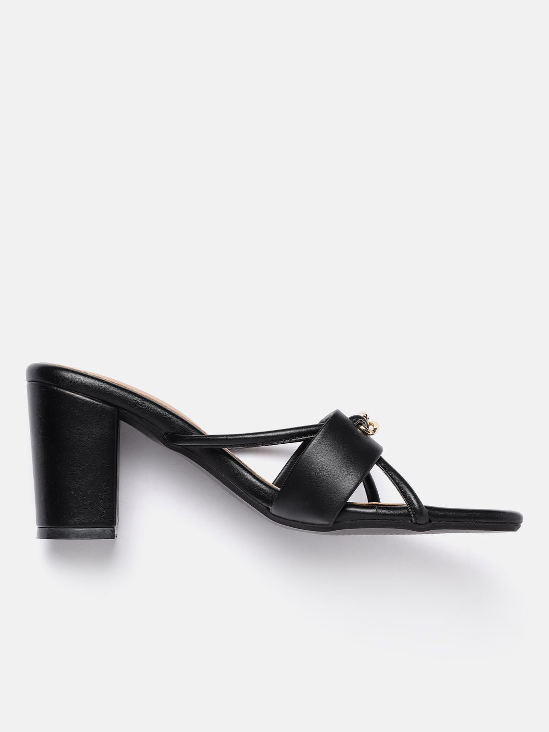 DressBerry Open Toe Block Heel