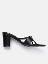 DressBerry Open Toe Block Heel