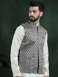 Jaket Nehru Sutera Premium SOJANYA Sulam