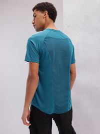 HRX by Hrithik Roshan Typography Print Rapid-Dry Training T-shirt