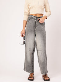 DressBerry Women Timeless Threads Faded Baggy jeans