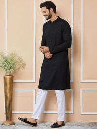 See Designs Ethnic Motifs Embroidered Regular Thread Work Kurta with Pyjamas