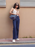 DressBerry Women High-Rise Stretchable Bootcut Jeans
