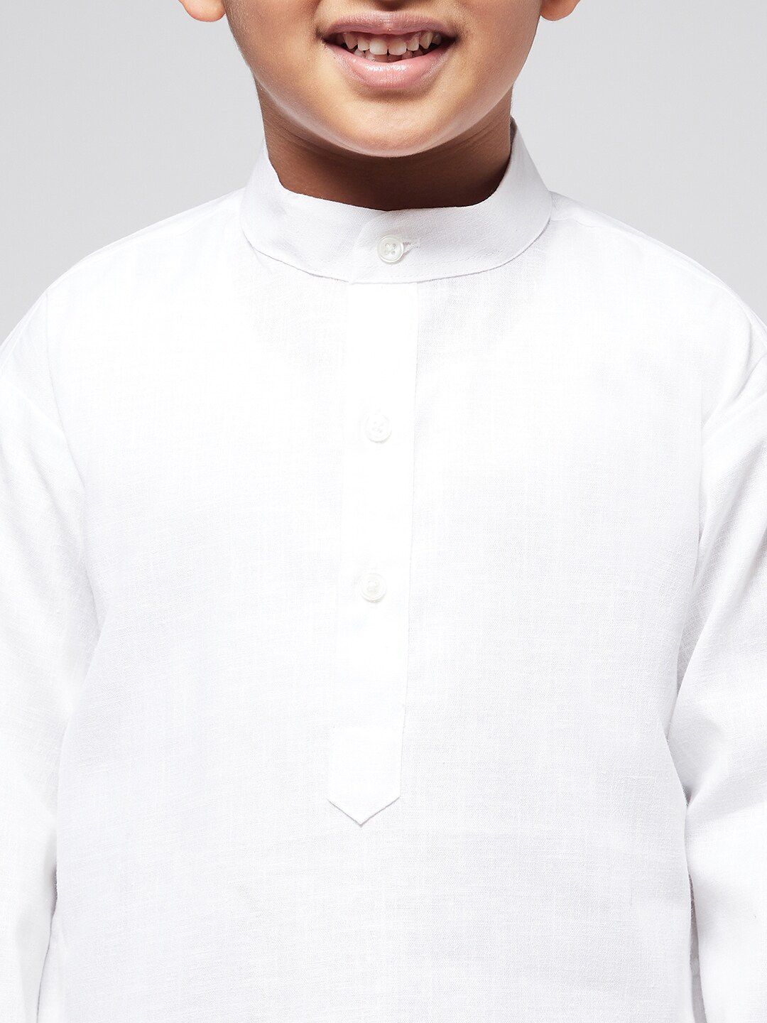 SOJANYA Boys White Chikankari Kurta