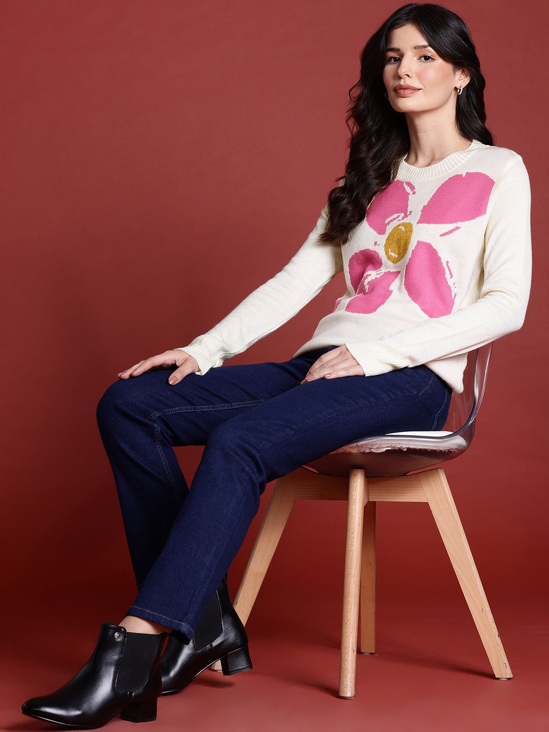 all about you Women Floral Printed Pullover