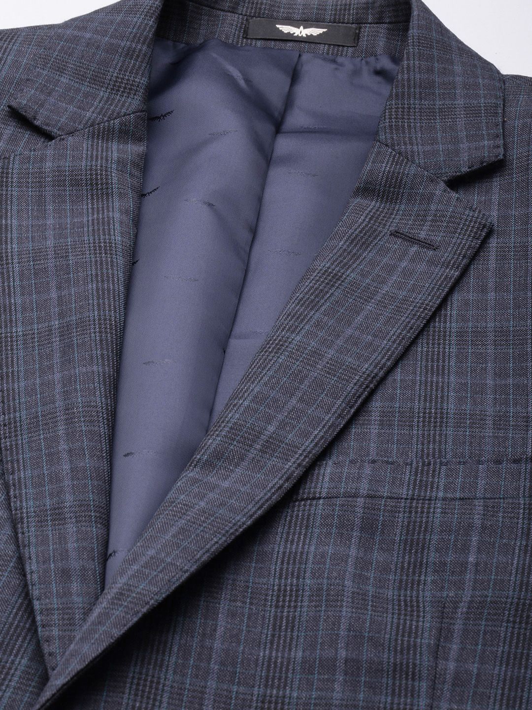Park Avenue Checked 2 Piece Formal Suit