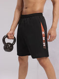 HRX by Hrithik Roshan Men Brand Logo Print Mid-Rise Training Shorts