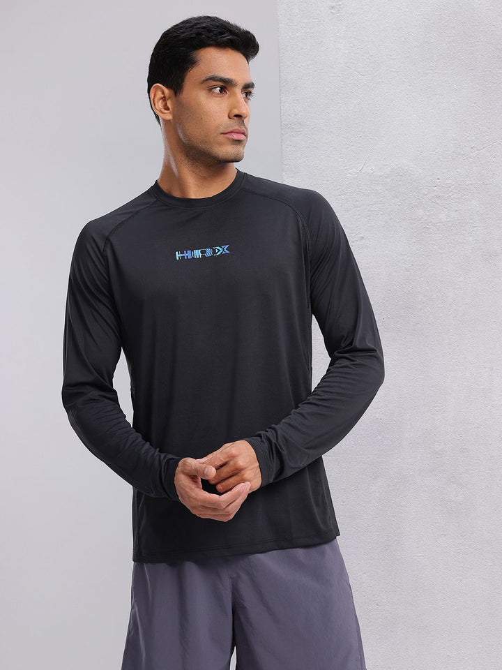 HRX by Hrithik Roshan Printed Rapid-Dry Training T-shirt