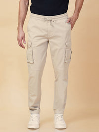 Being Human Men Slim Fit Cargos Trousers