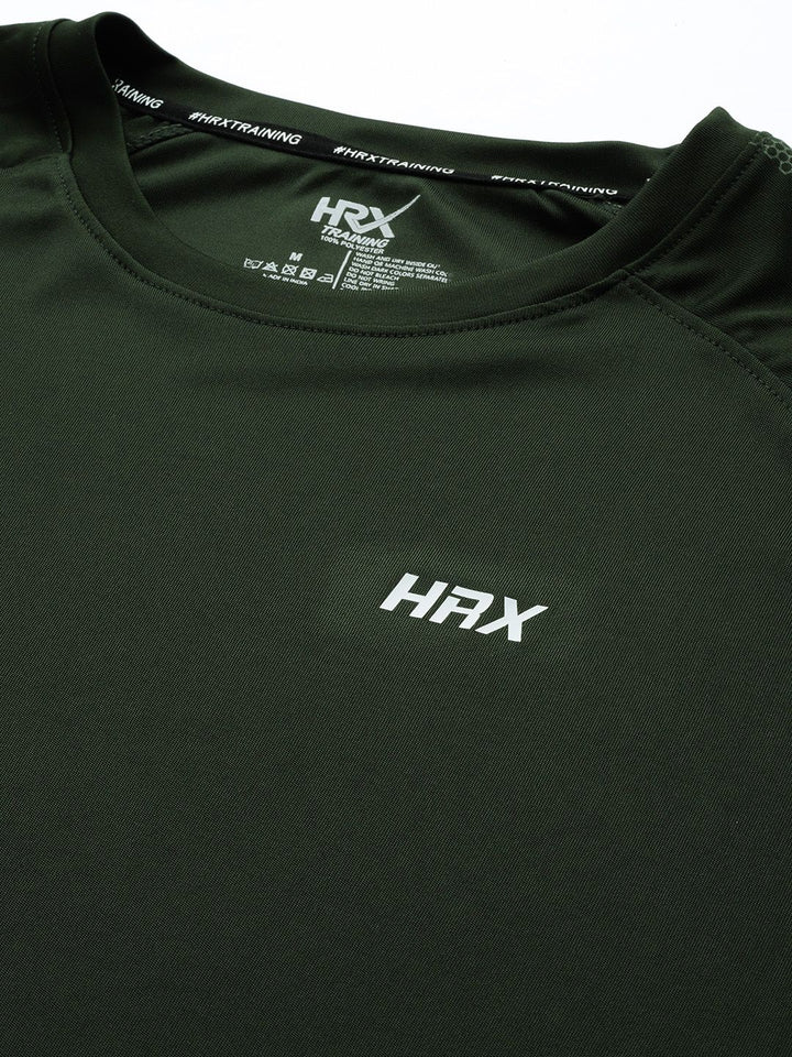 HRX By Hrithik Roshan Training Men Rapid-Dry Brand Carrier T-shirt