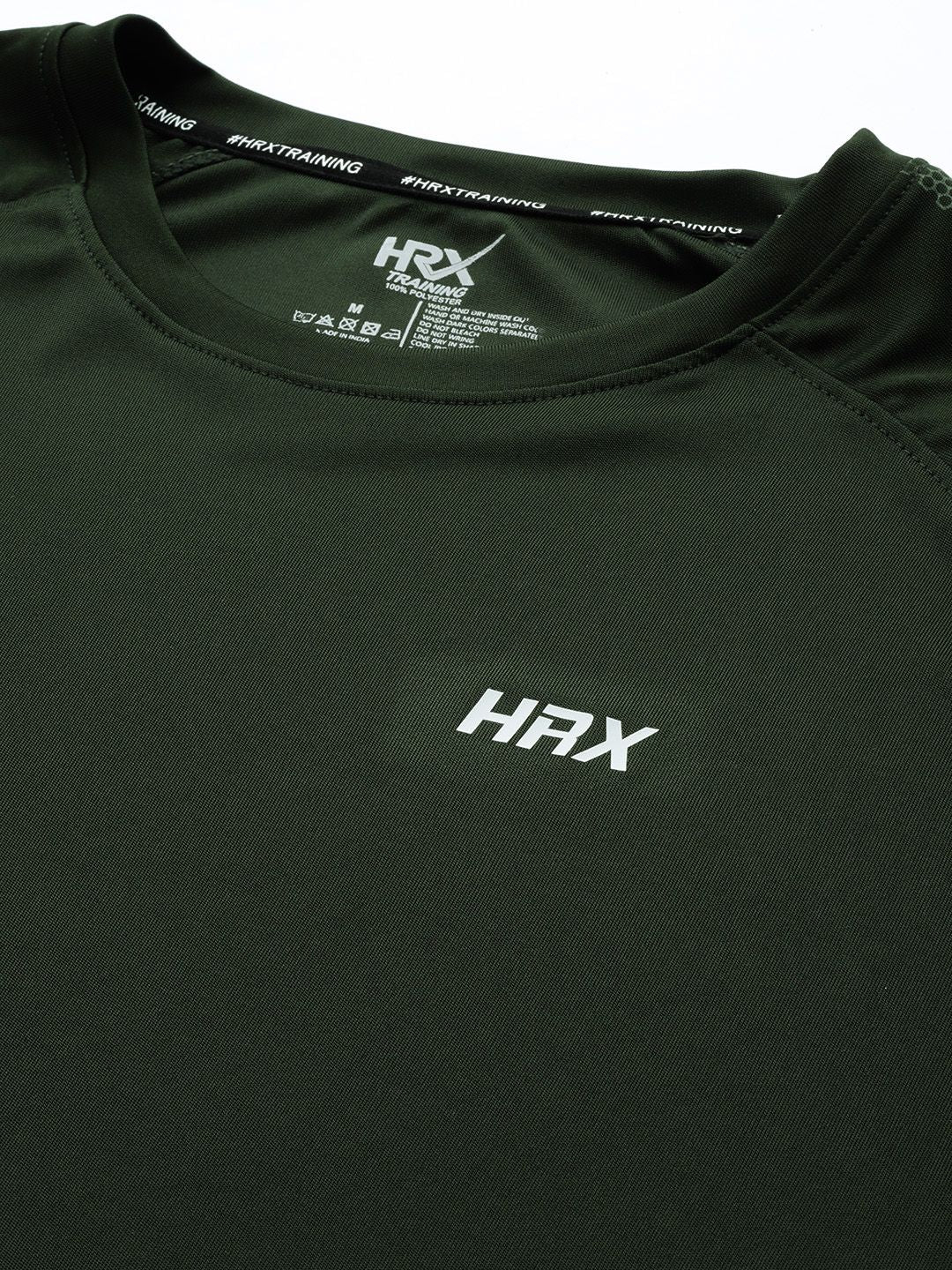 HRX By Hrithik Roshan Training Men Rapid-Dry Brand Carrier T-shirt