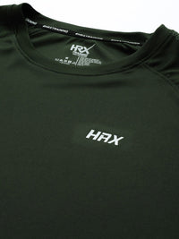 HRX By Hrithik Roshan Training Men Rapid-Dry Brand Carrier T-shirt