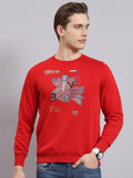 Monte Carlo Graphic Printed Round Neck Sweatshirt