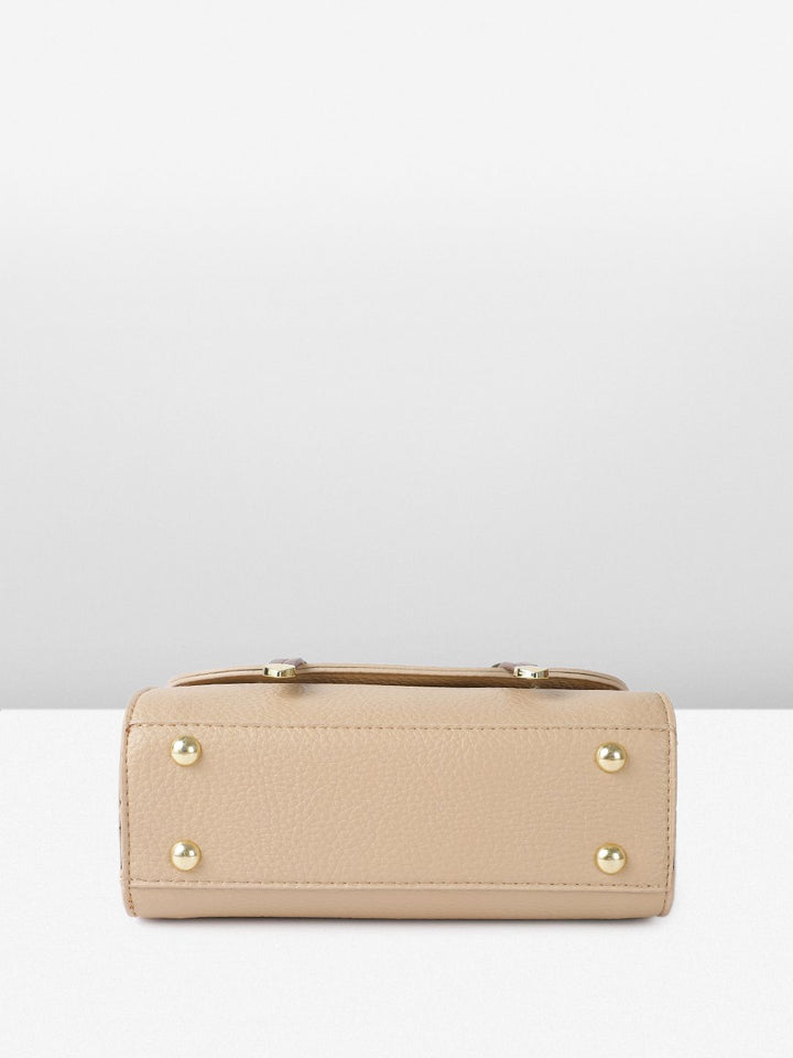 all about you Textured Structured Handheld Bag