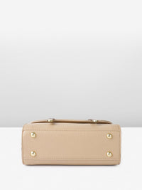 all about you Textured Structured Handheld Bag