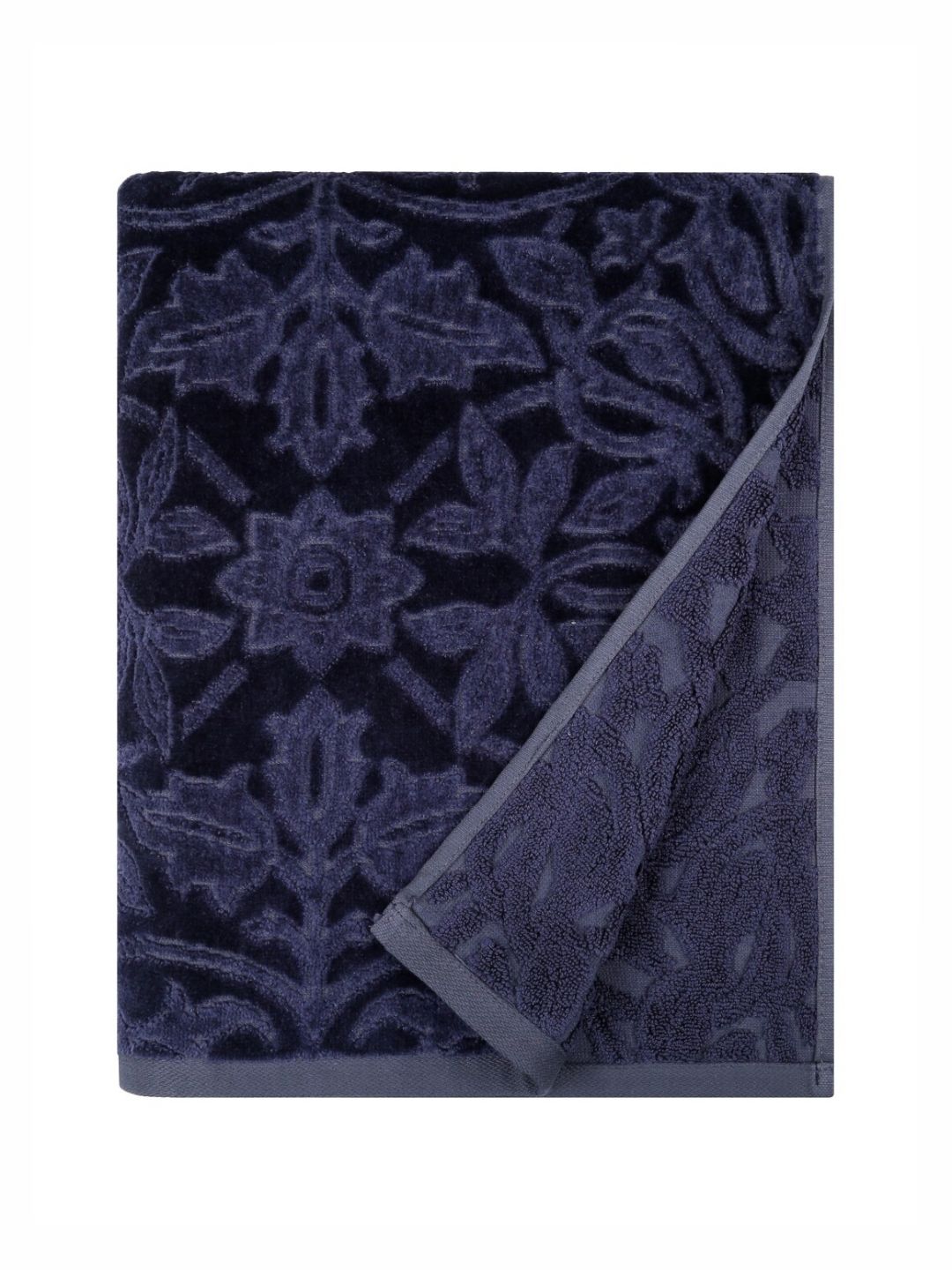 MYTRIDENT Blue Cotton 600 GSM Bath Towel