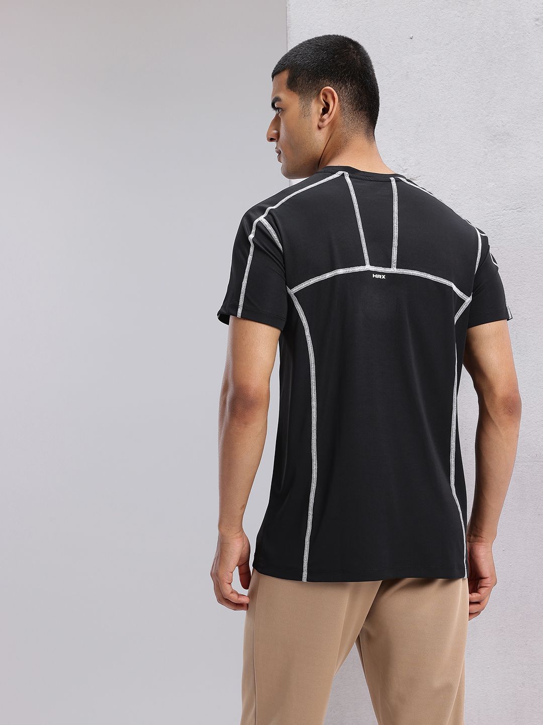 HRX by Hrithik Roshan Contrast Stitch Training T-shirt