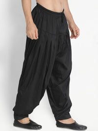 Vastramay Men Cotton Black Black Salwar