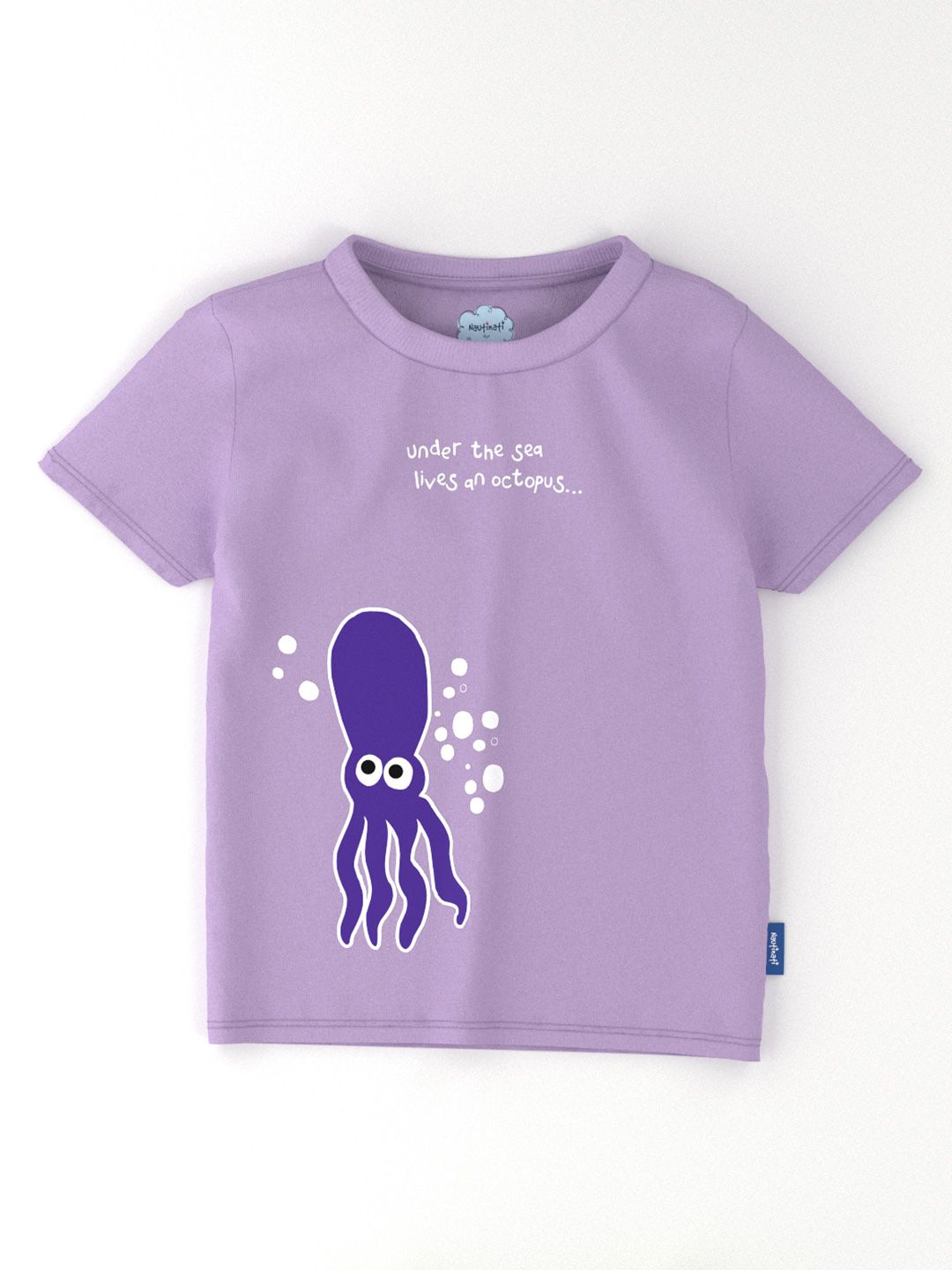 Nauti Nati Boys Pack of 2 Antimicrobial Graphic Printed Round Neck Cotton T-shirts