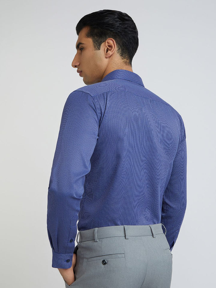 Park Avenue Textured Slim Fit Formal Shirt