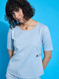 SASSAFRAS worklyf Short Sleeves Top With Trouser