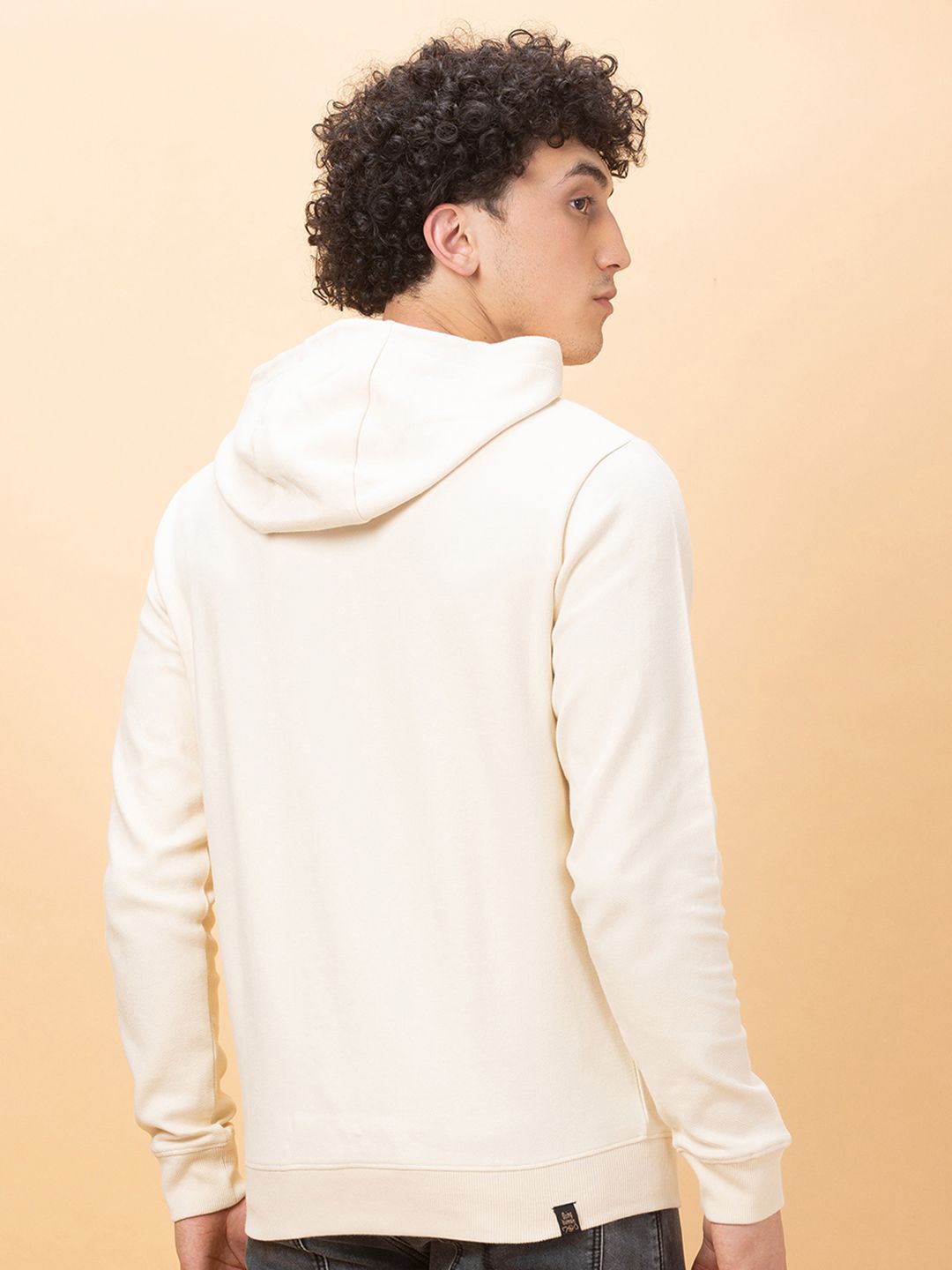 Being Human Printed Hooded Sweatshirt