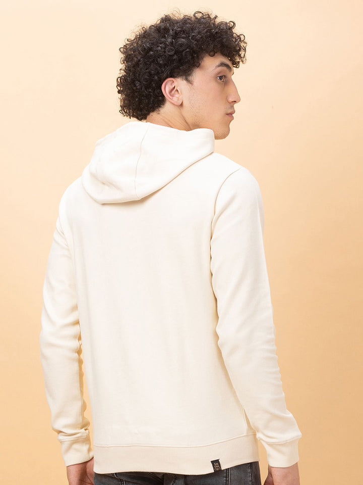 Being Human Printed Hooded Sweatshirt