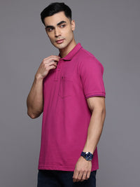 Raymond Pure Cotton Modern Fit Polo Collar T-shirt