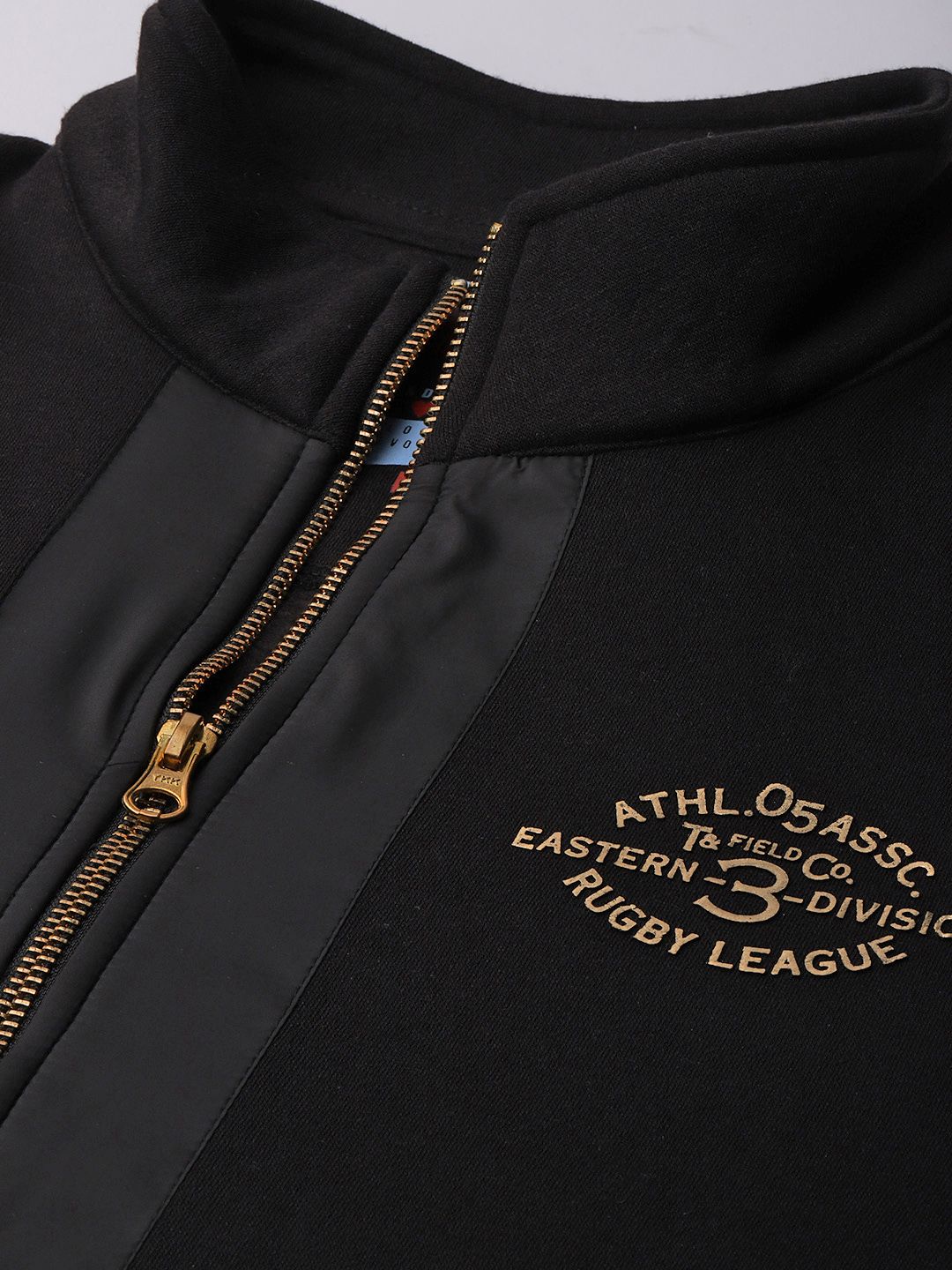The Indian Garage Co Men Black Solid Sweatshirt